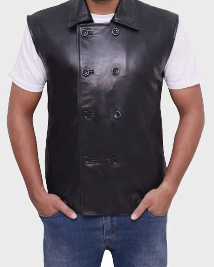 Spider-Man Noir Leather Vest