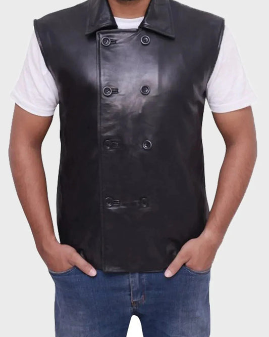 Spider-Man Noir Leather Vest