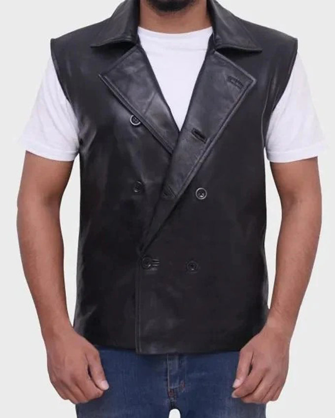 Spider-Man Noir Leather Vest