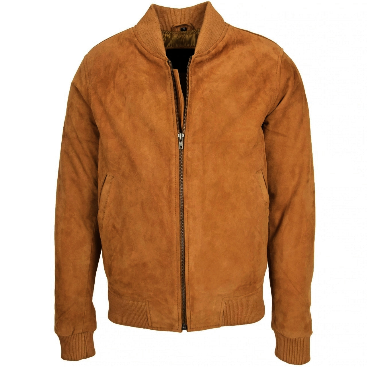 A2 Bomber Men's Brown Suede Leather Jacket
