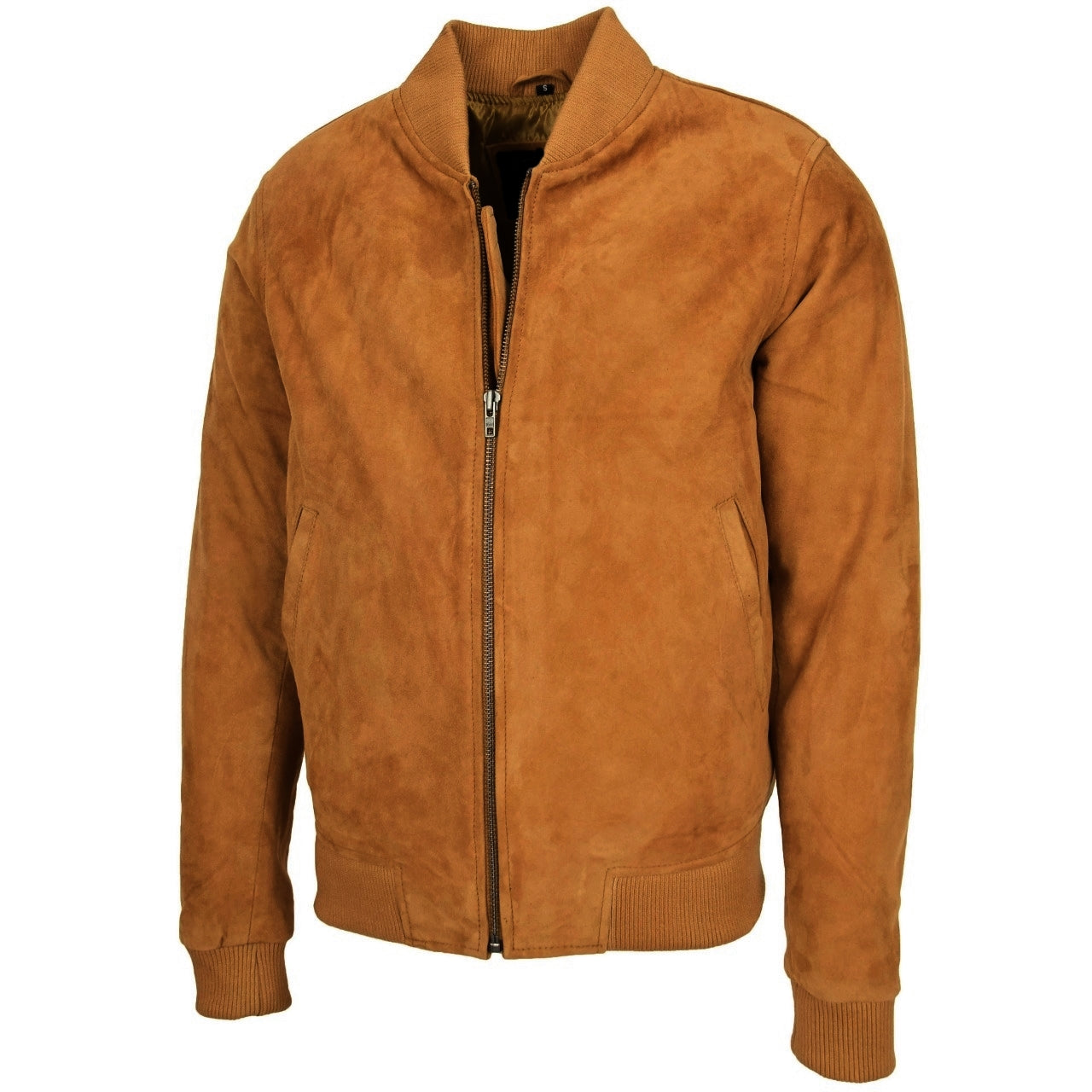 A2 Bomber Men's Brown Suede Leather Jacket