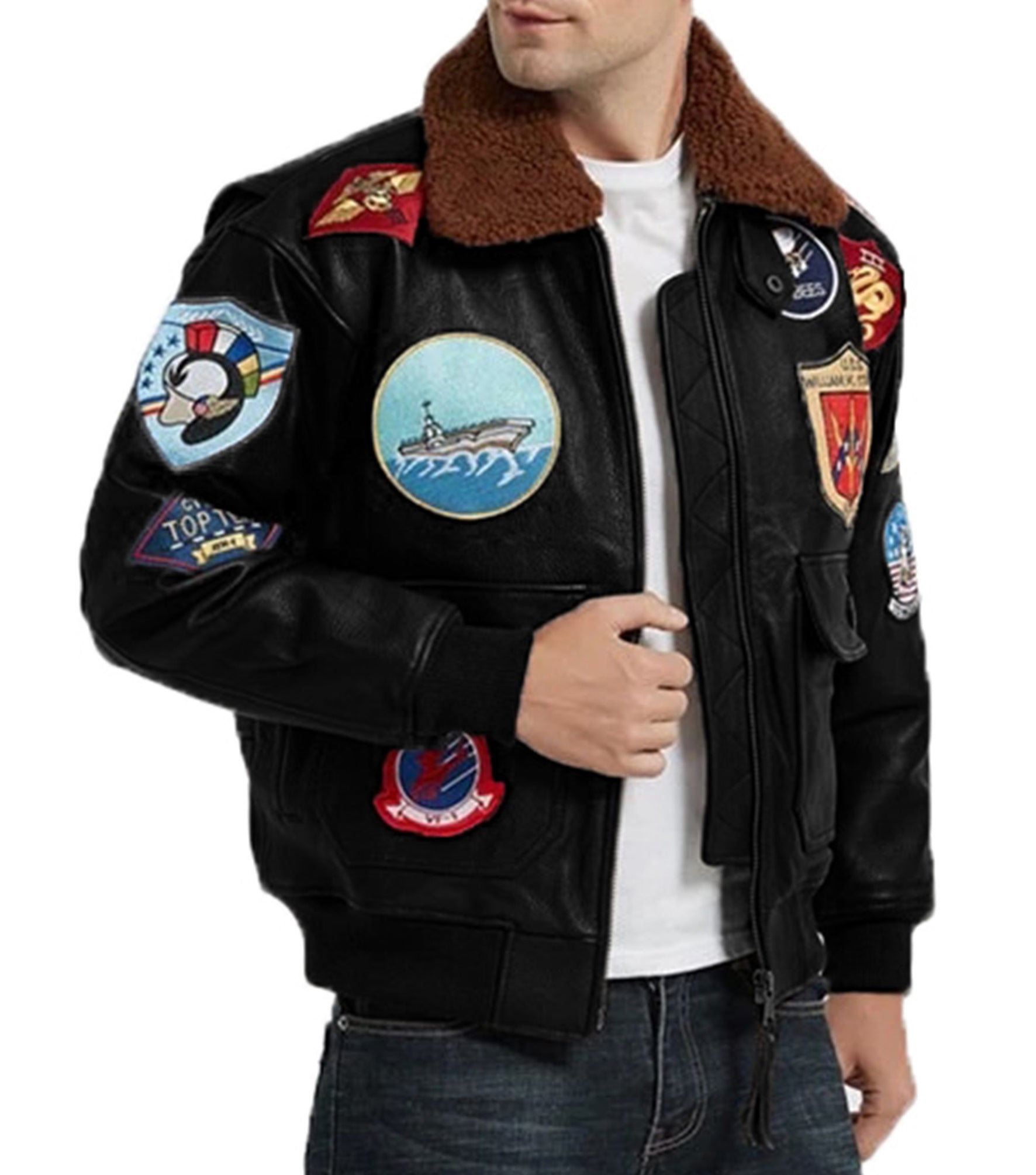 Top Gun Maverick Jacket Tom Cruise Top Gun Jacket Top Gun Bomber Leather Jacket