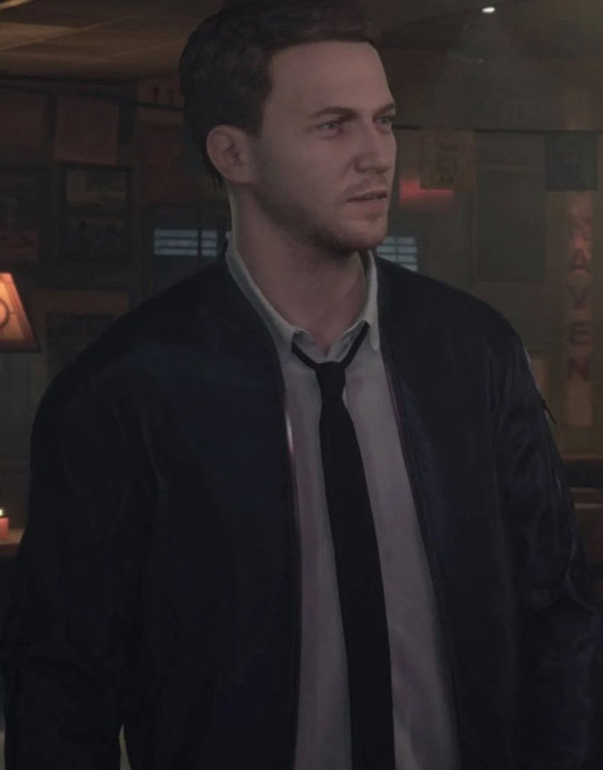 Gaming Jackets Sam Twin Mirror Black Genuine Leather Jacket