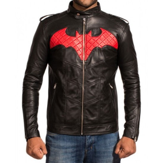 BATMAN BEYOND TERRY MCGINNIS REAL LEATHER JACKET
