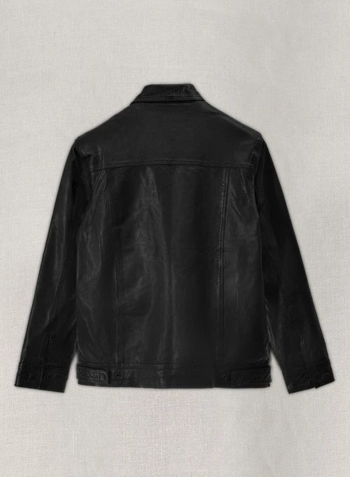 Tom Holland Uncharted Black Leather Jacket