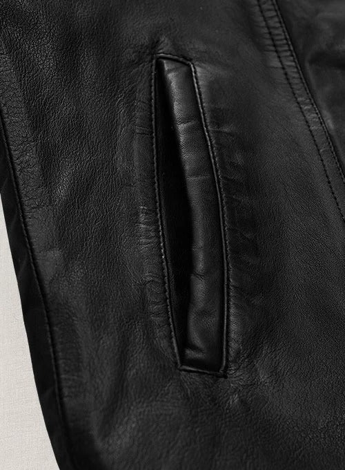 Tom Holland Uncharted Black Leather Jacket