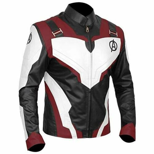Captain America Quantum faux Leather Jacket Avengers Endgame