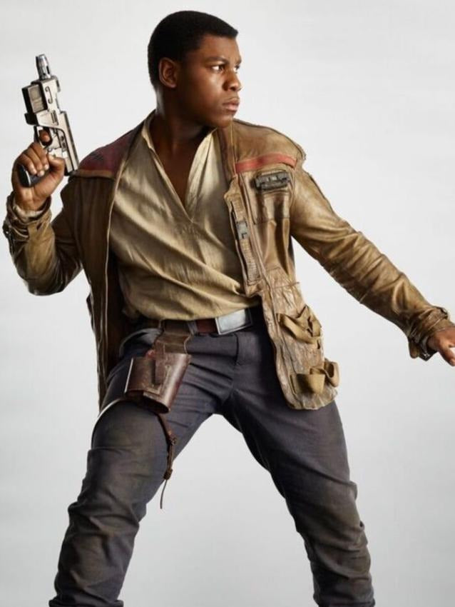 Finn Star Wars The Last Jedi Real Leather Jacket