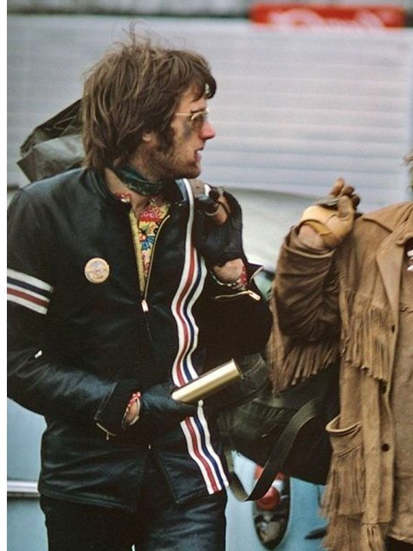 easy rider captain america motorcycle helmet Easy Rider Captain America Motorcycle Real Leather Jacket, 2XL