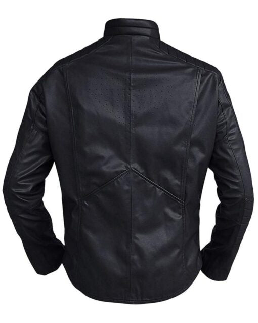 Superman Smallville Black Real Leather Jacket