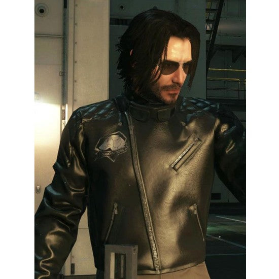 Gaming Jackets   Johnny Silverhand Cyberpunk 2077  Genuine Leather Jacket
