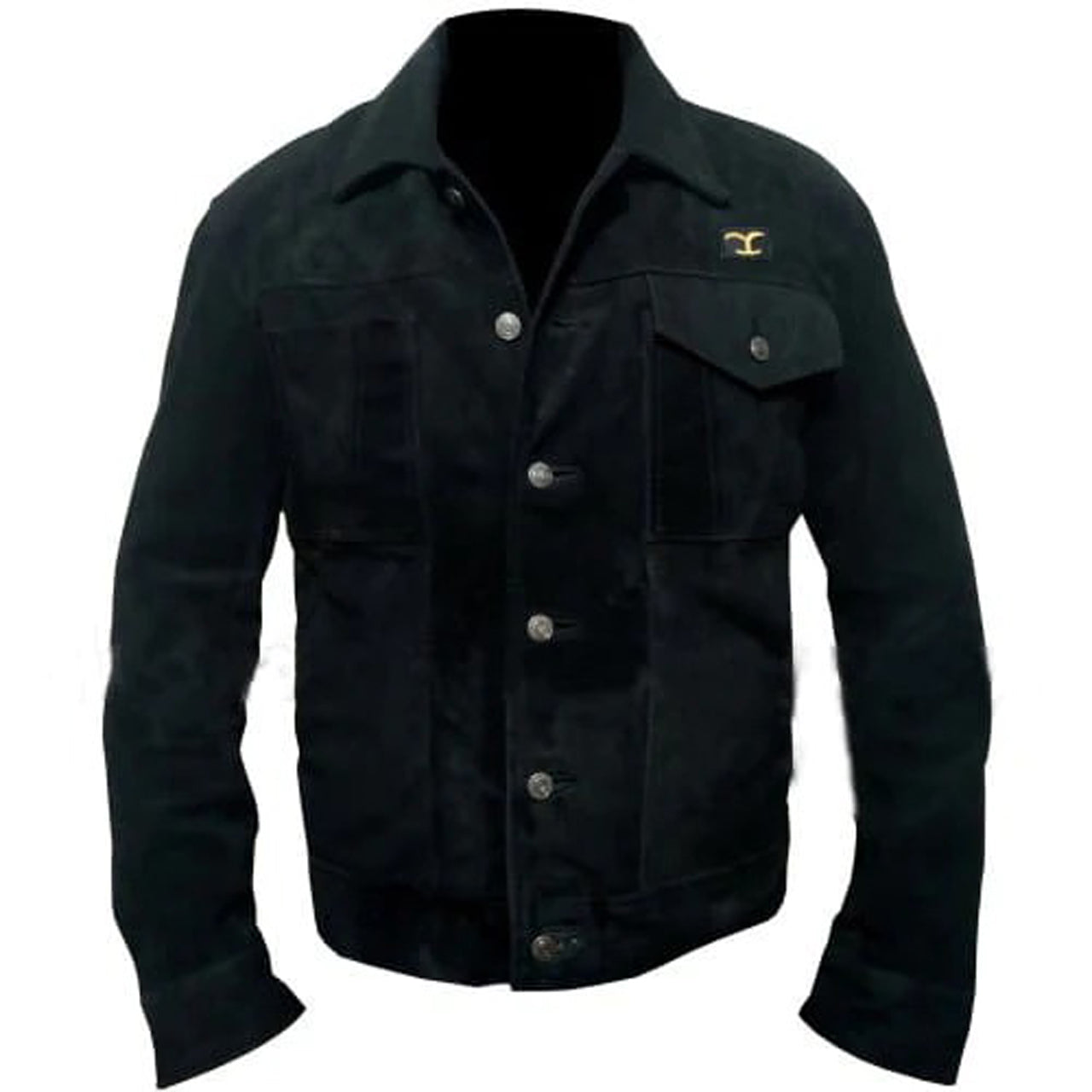 Rip Wheeler Yellowstone jacket For Men Cole Hauser Rip Wheeler Black Suede Leather Jacket