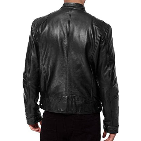 Leather biker jackets outlet for sale