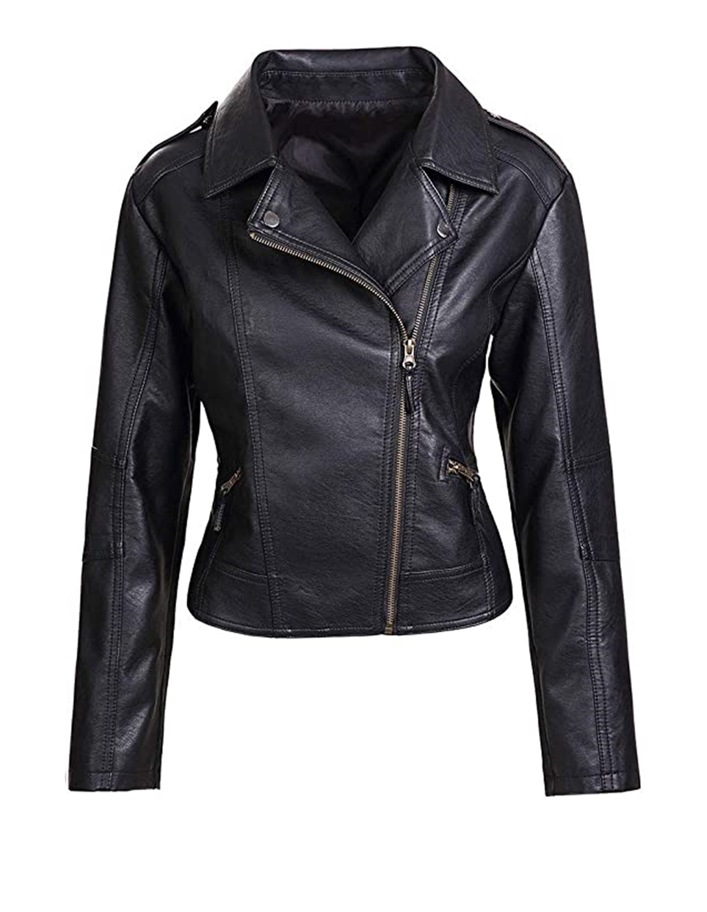 MAJE Leather biker jacket | THE OUTNET