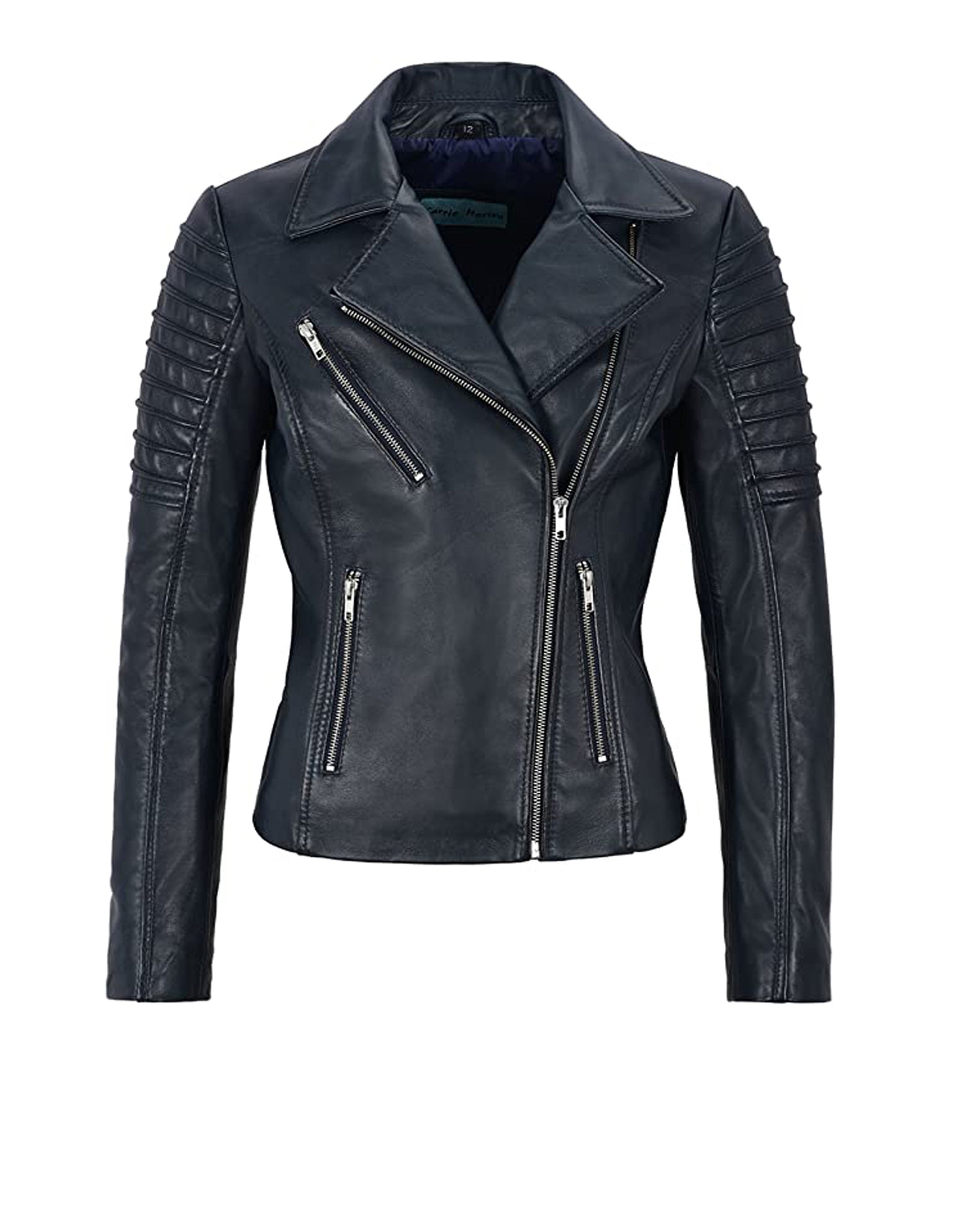 Women's Black Sheepskin Leather Jacket