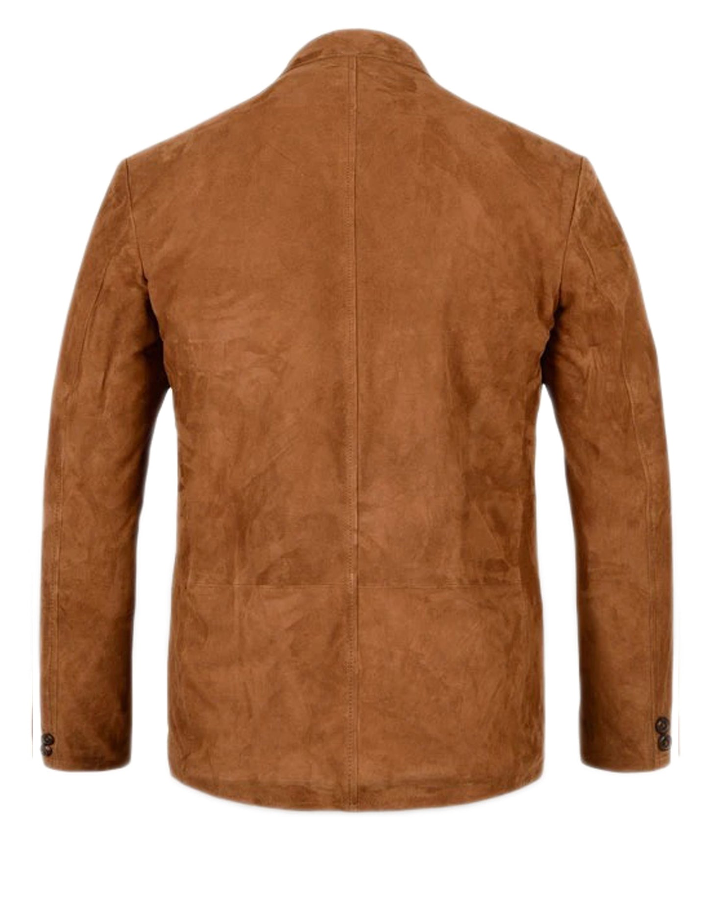 Four Pocket Suede Leather Blazer Men