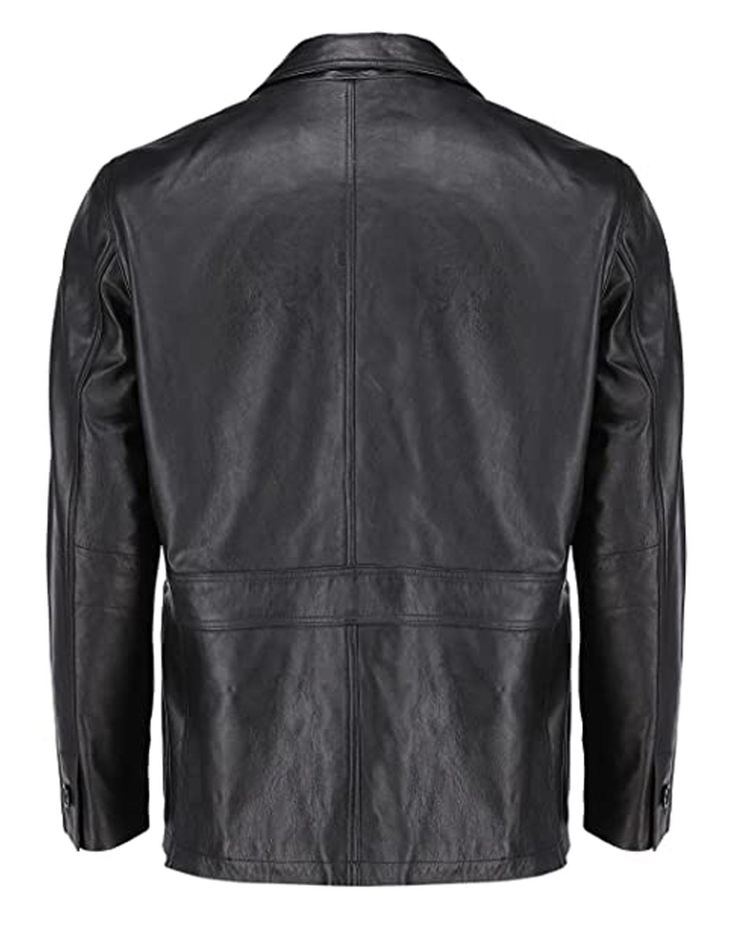 Genuine Leather Blazer Men