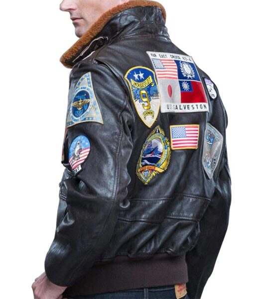 Top Gun Maverick Men’s Leather Jacket Biker Jacket