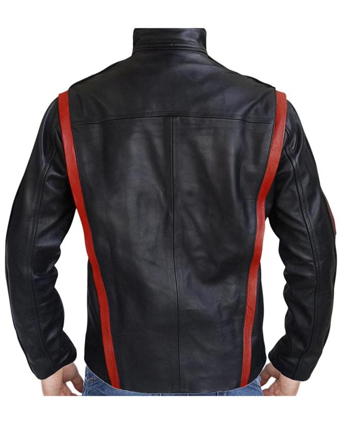 Gaming Jackets Mass Effect Captain Shepard Real Leather Jacket