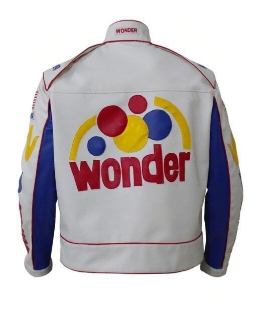 New Arrivals Talladega Nights Ricky Bobby Wonder Bread Faux Leather Jacket