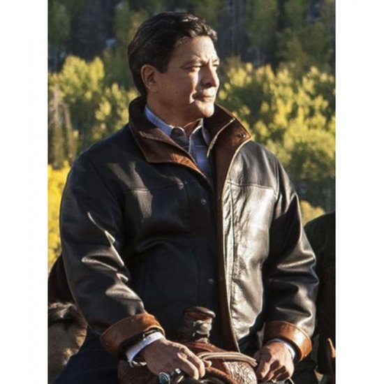 TV Series Jackets Yellowstone Thomas Rainwater Brown Real Leather Jacket