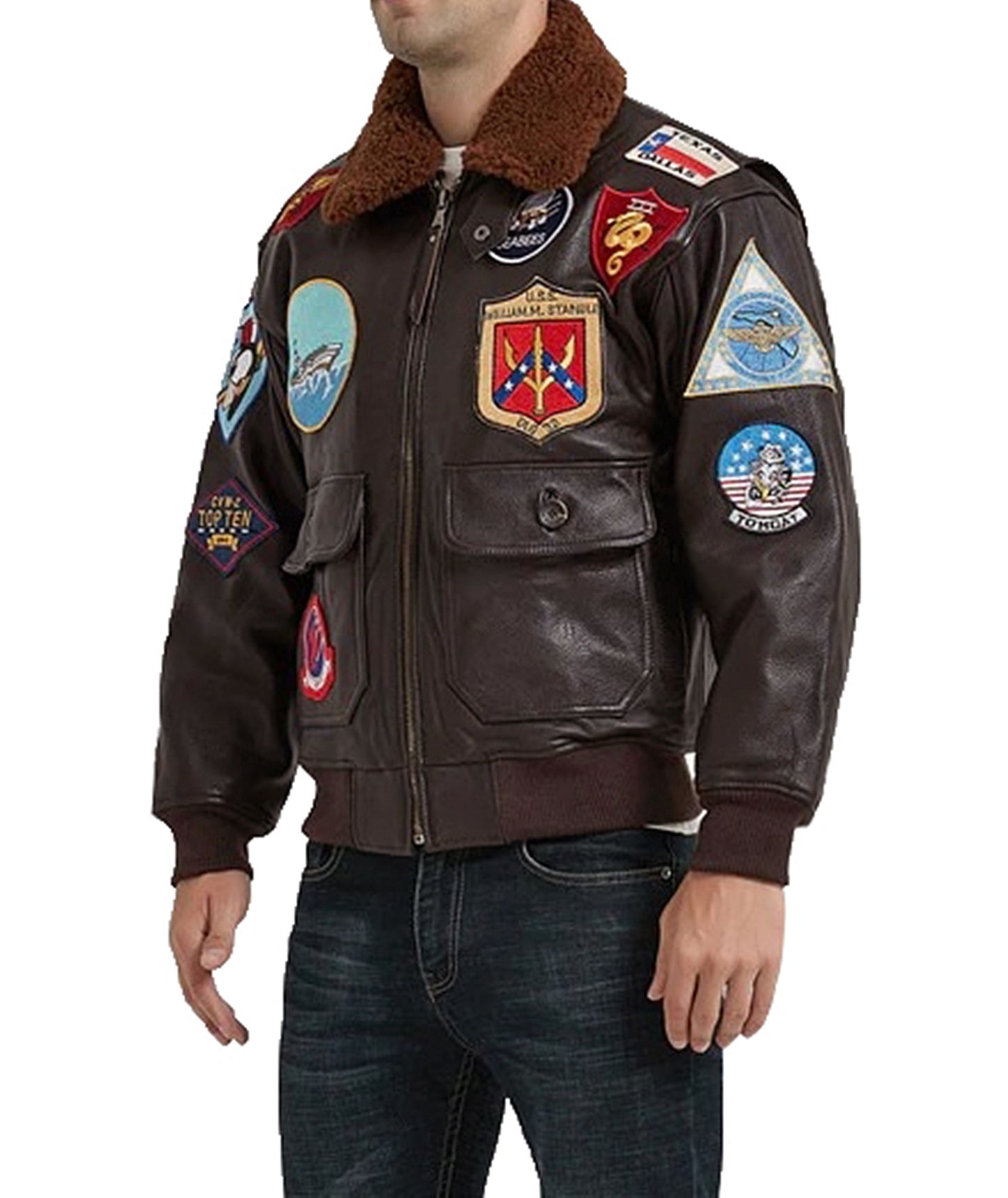 Top Gun Maverick Genuine Leather Jacket Tom Cruise Top Gun Leather Jacket Top Gun Bomber Leather Jacket