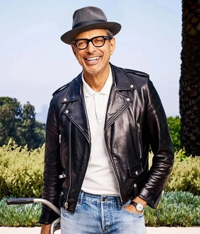 Jeff Goldblum Jurassic World Dominion Biker Jacket