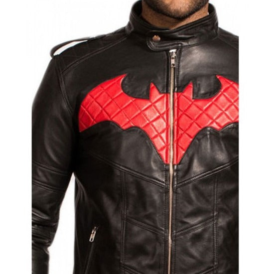 BATMAN BEYOND TERRY MCGINNIS REAL LEATHER JACKET