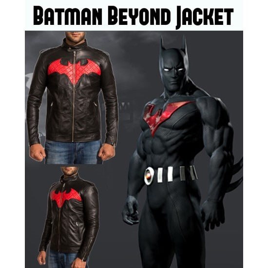 BATMAN BEYOND TERRY MCGINNIS REAL LEATHER JACKET