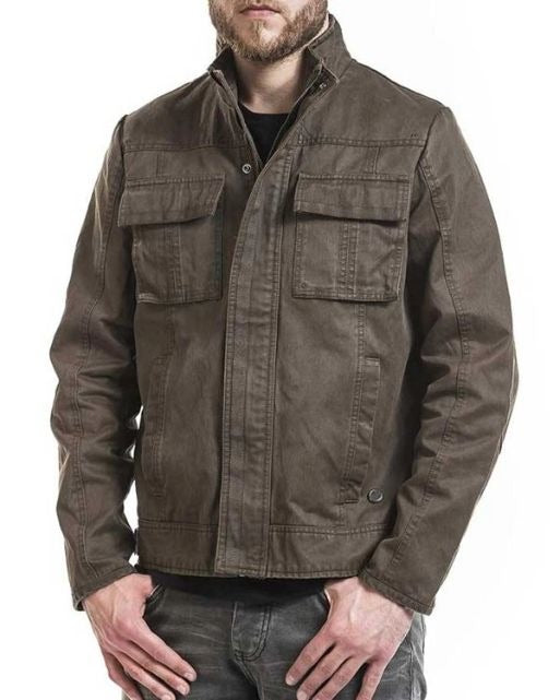 Uncharted 4 A Thief’s End Nolan North Brown Field Cotton  Jacket