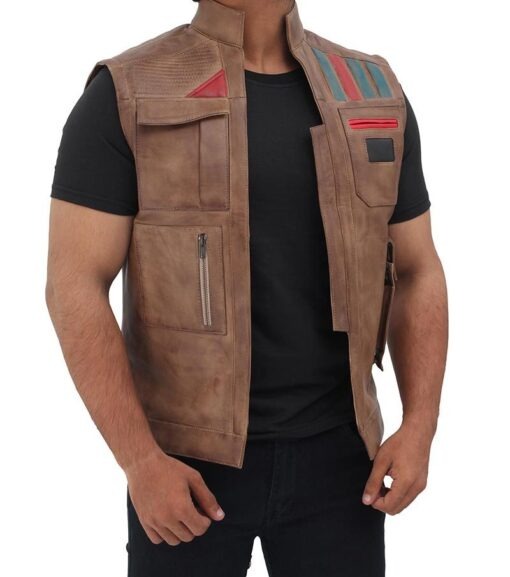 Star Wars Rise of the Skywalker Finn Real Leather Vest