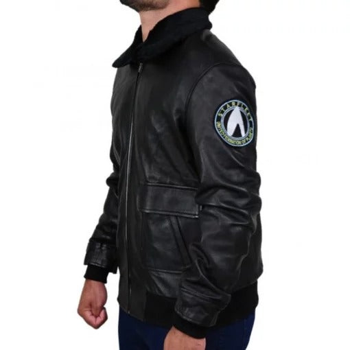 Star Wars Jacket Scotty Star Trek Beyond Real Leather  Jacket