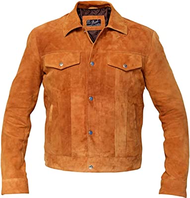 Hugh Jackman Tan Brown Real Suede Leather Jacket