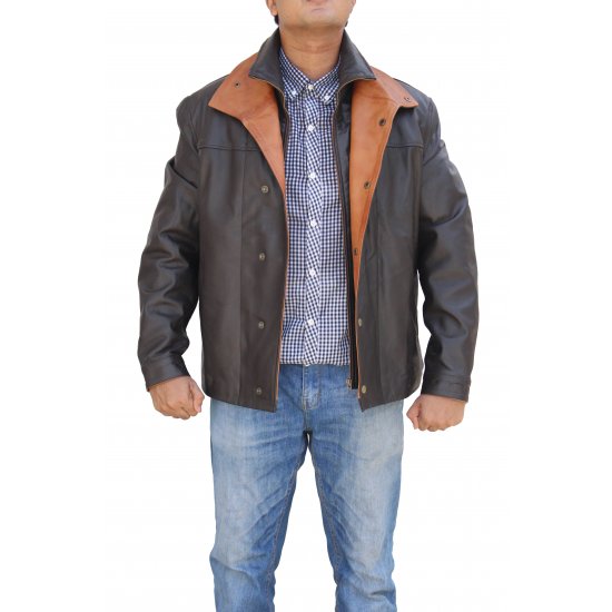 TV Series Jackets Yellowstone Thomas Rainwater Brown Real Leather Jacket